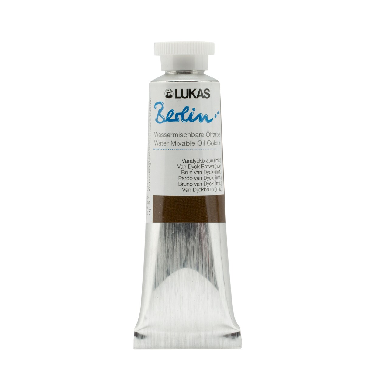 Lukas Berlin Pro Artists Water Mixable Oil Paint, Smooth Consistency with Beeswax, Lightfast Pigments, Quick Drying, Easy Clean-Up, Eco-Friendly, Professional Quality, 40 Color Range